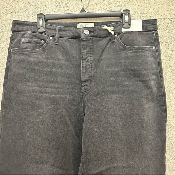Jessica Simpson Relaxed Wide Straight Leg Dark Wash Size 32 - Picture 5 of 5